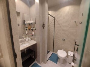 Towels, soap, toilet paper
