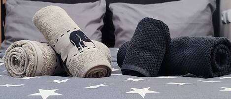 1 Schlafzimmer, Bügeleisen/Bügelbrett, kostenloses WLAN, Bettwäsche