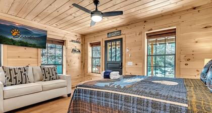 Renovated Barn with Creek and Waterfall