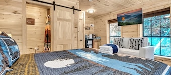 Renovated Barn with Creek and Waterfall