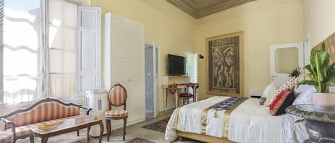 1 غرفة نوم وواي فاي وملاءات أسرّة