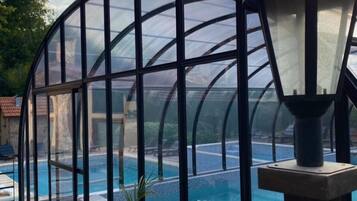 Indoor pool, outdoor pool