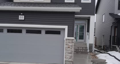 Furnished basement with seperate entrance ,living room,washroom and kitchenette