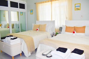 3 bedrooms, in-room safe, iron/ironing board, free WiFi