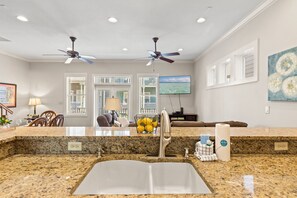 House, Multiple Beds, Patio, Garden View (6230 Thomas Dr) | Interior - Serenity by the Sea! 4BR Retreat, Sleeps 12, Walk to Beach (Panama City Beach)