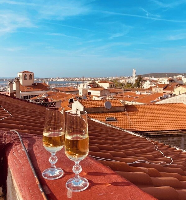 Vue depuis l’hébergement