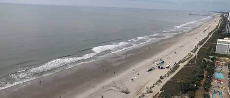 Sun loungers, beach towels