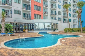 Indoor pool, outdoor pool