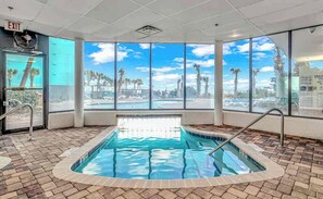 Indoor pool, outdoor pool