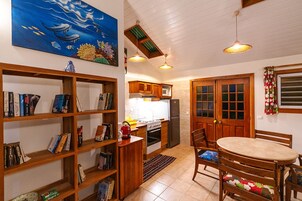 Family Room, Balcony | Private kitchen | Fridge, microwave, oven, cookware/dishes/utensils