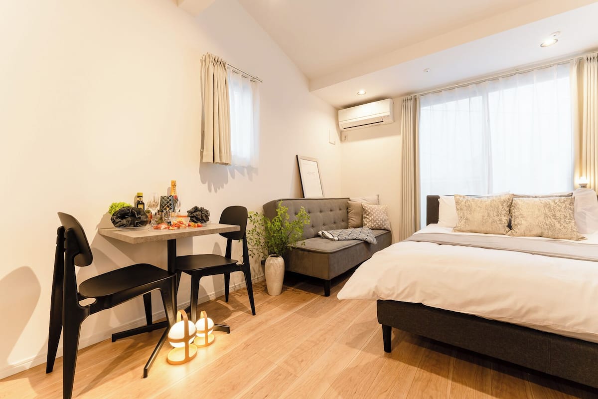 1 bedroom, blackout curtains, iron/ironing board, cots/infant beds
