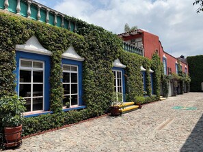 Uitzicht vanuit accommodatie