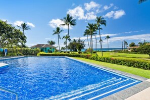 Pool - Spacious 3 BR Condo with/AC Walk to Beach + Athletic Club Access (Koloa)