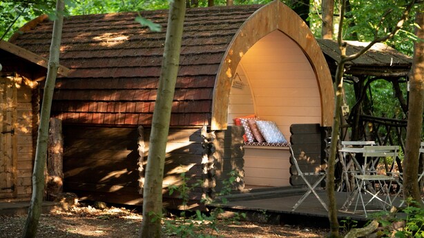 Chalet | Exterior - Glamping Near Highclere Castle, No Deposit (Newbury)