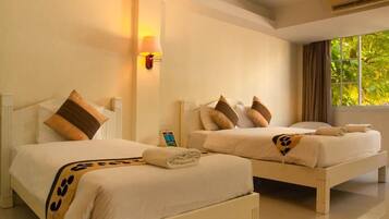 Family Triple Room, City View | Free WiFi, bed sheets