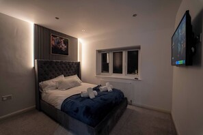 Ferienhaus, 3 Schlafzimmer, Balkon | Zimmerausstattung