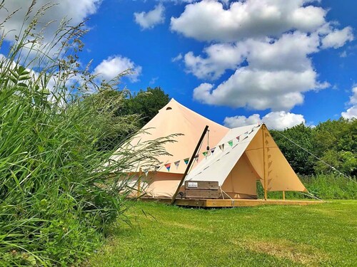 Luxury Bell Tent Escape Norfolk, No Deposit