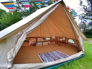 Tent | Living room - Luxury Bell Tent Escape Norfolk, No Deposit (Norwich)