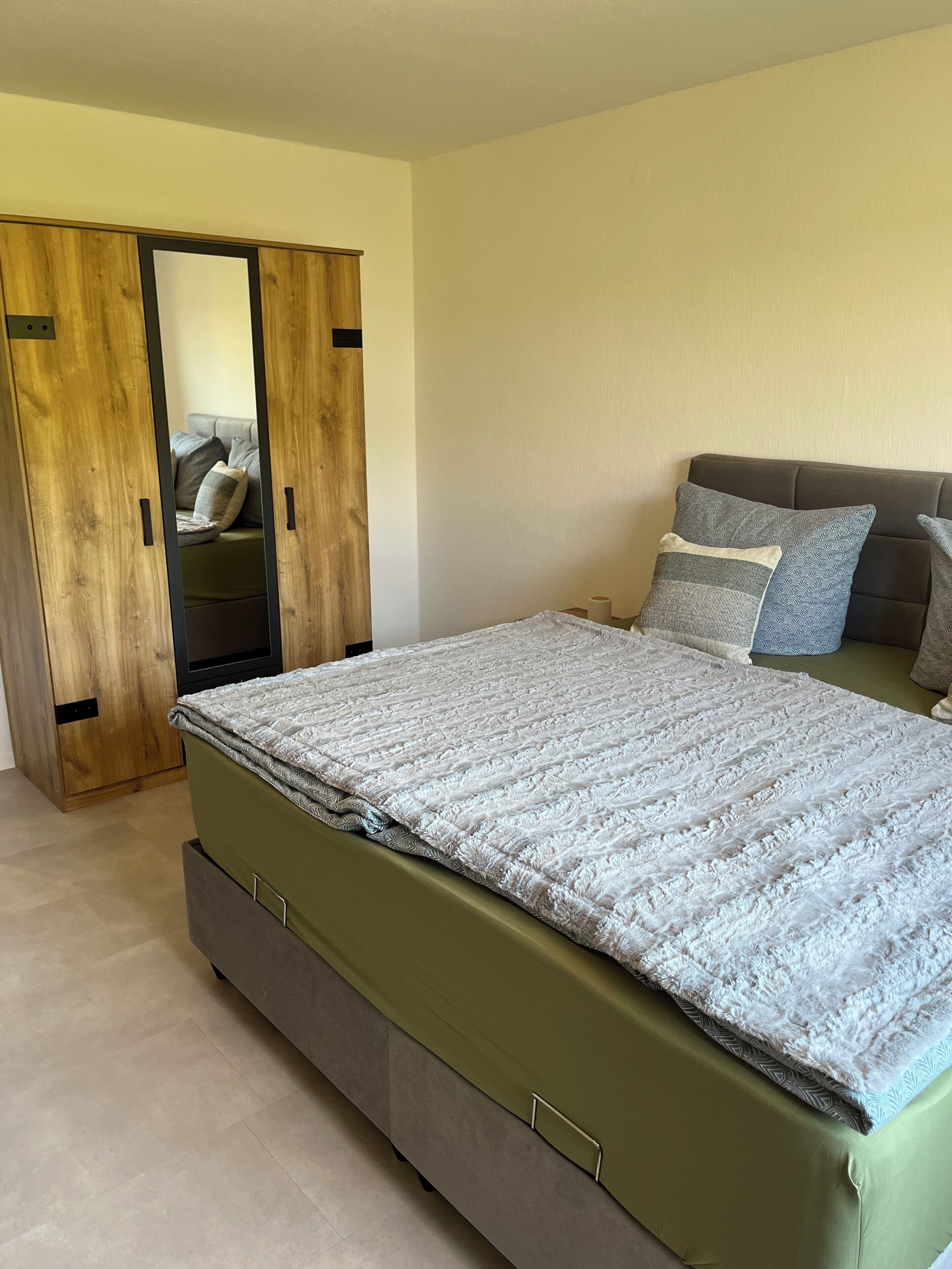 1 Schlafzimmer, Reisekinderbett, kostenloses WLAN, Bettwäsche