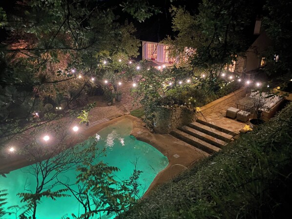 Udendørs pool, opvarmet pool