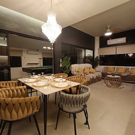 Dining. 3 Bedroom Villa near the beach in Seafront Residences, Laiya, San Juan, Batangas