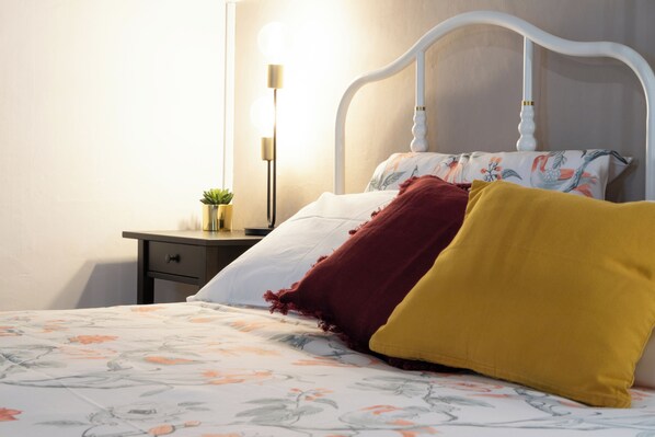 1 bedroom, iron/ironing board, travel crib, free WiFi