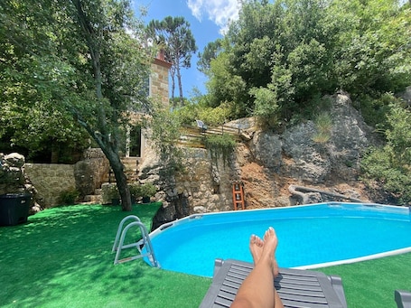 Panoramic Chalet, Private Pool, Valley View | Terrace/patio. Mountscape