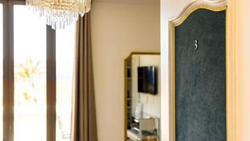 Premium bedding, pillowtop beds, minibar, in-room safe