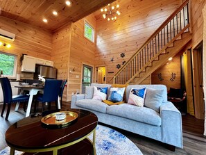 Télévision, cheminée