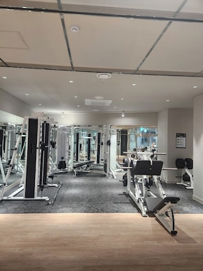 Stay fit and active with a range of exercise equipment, including weight machines, free weights, and cardio machines.