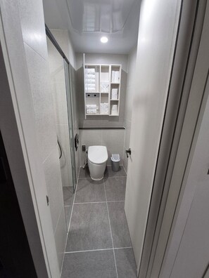 ジェットバス、ヘアドライヤー、ビデ、タオル