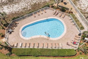 Indoor pool - Seaside Beach 3902- 2 BR, direct beachfront condo with pool, sauna, amazing ocean view & balcony (Orange Beach)