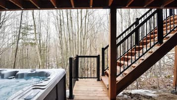 Idromassaggio all'aperto