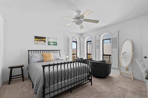 1 bedroom, travel crib, WiFi, bed sheets