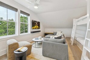 Smart TV, fireplace, offices