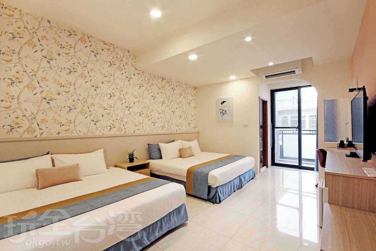 Family Quadruple Room, Balcony | Desk, laptop workspace, free WiFi