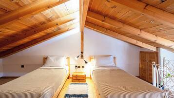 2 slaapkamers, een strijkplank/strijkijzer, wifi, beddengoed