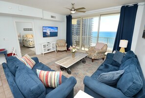 Condo, 1 Bedroom | Living area - Shores Of Panama 1511 1 Bedroom Home (Panama City Beach)