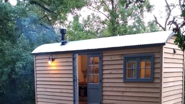 Unclassified image, 1 of 30, button - Shepherd's Hut in Sussex With Fire Pit & Wildlife (Steyning)