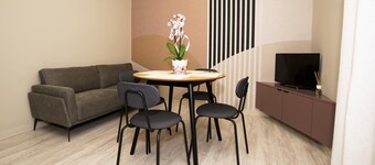 Mario's house Assisi breakfast at bar/bakery. Brand new