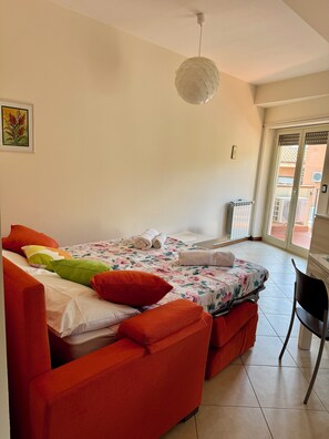 1 bedroom, iron/ironing board, travel crib, free WiFi