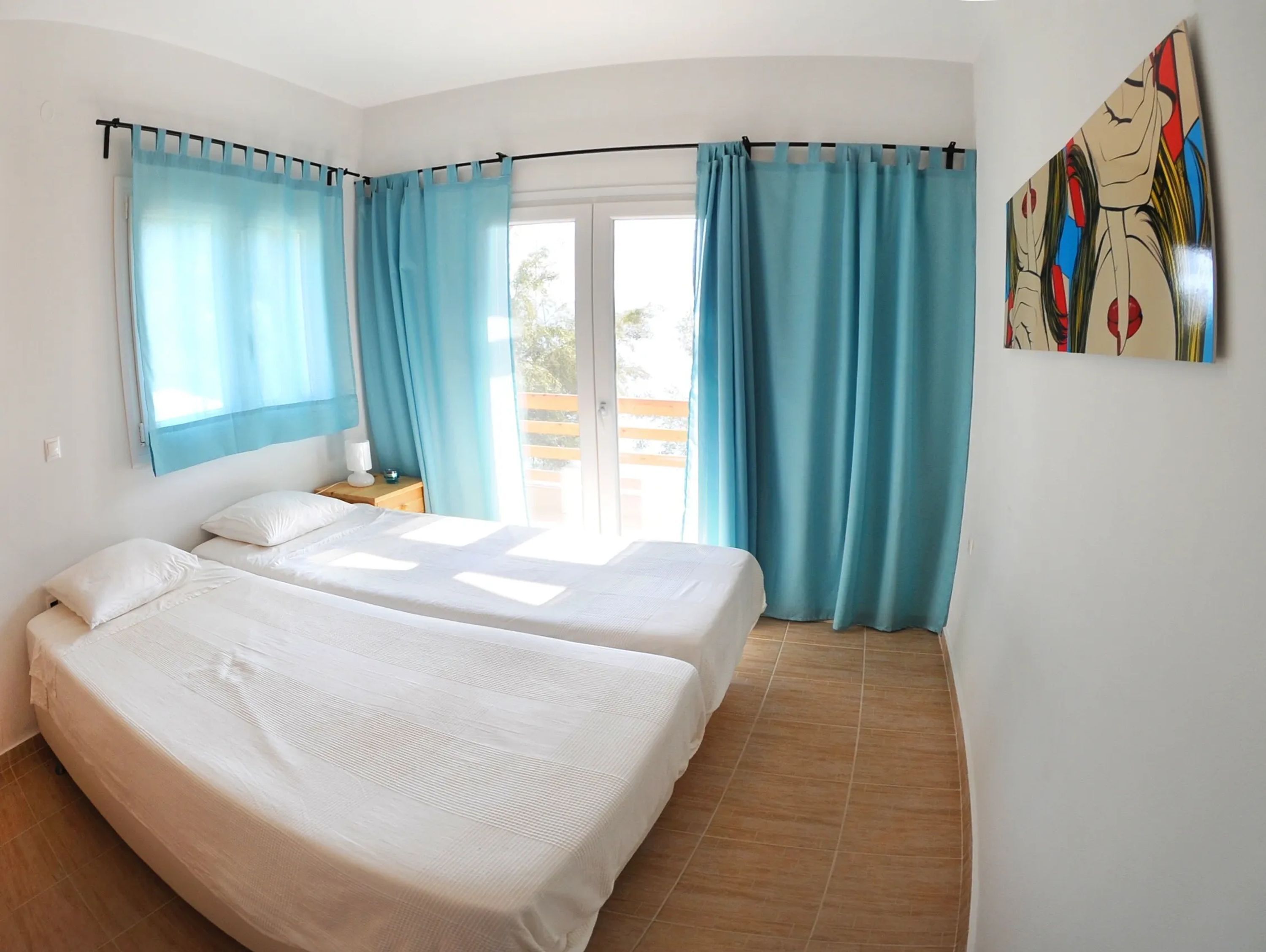 Desk, iron/ironing board, travel crib, free WiFi