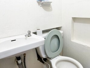 Suihku, pyyhkeet, saippua, vessapaperi