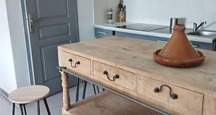 Loue Grand F3 climatisé Haute Corse, 2 grandes chambres