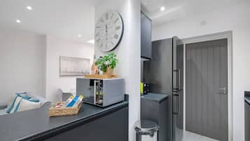 Family Apartment, Patio | Private kitchen