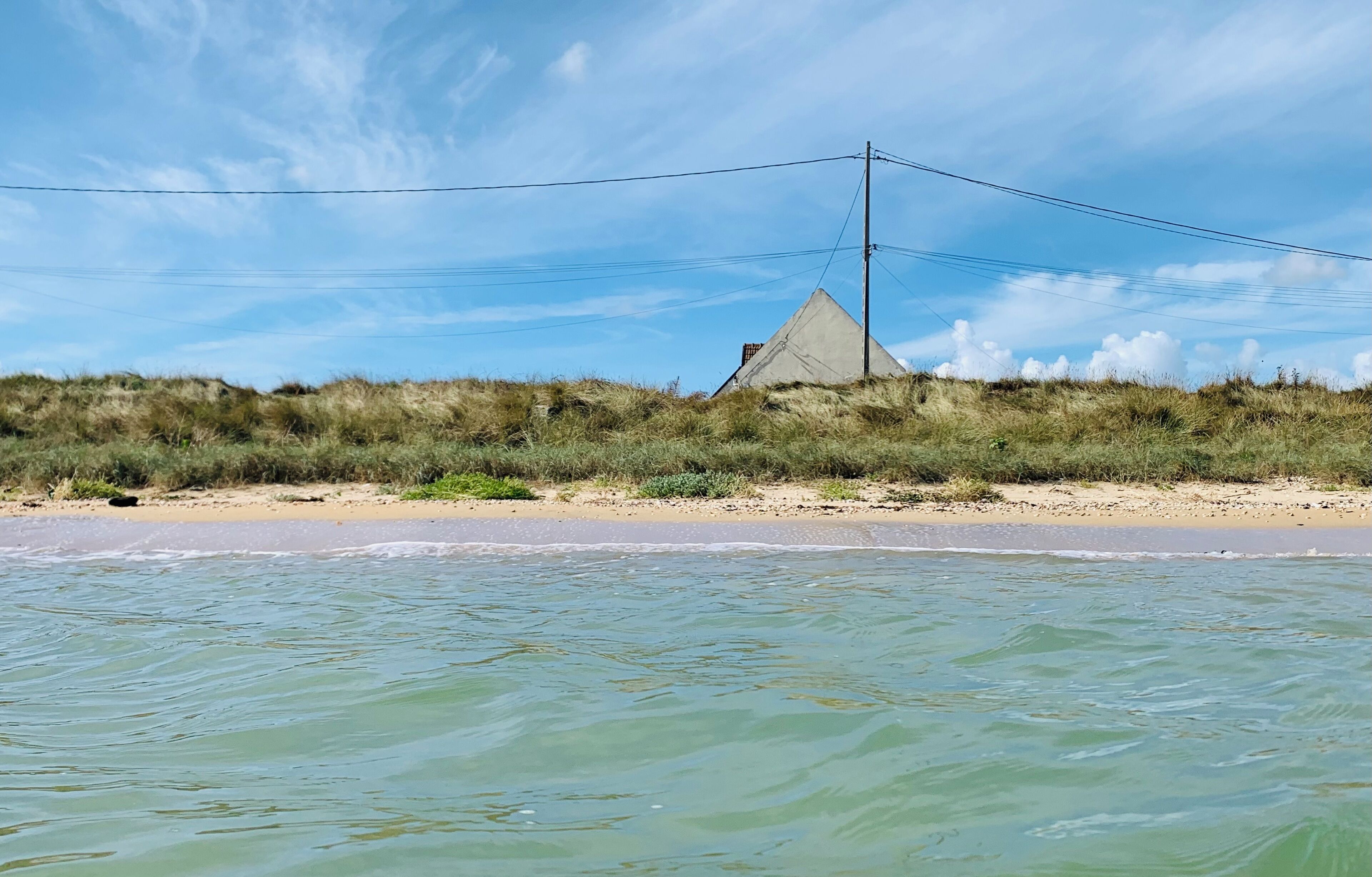 Accommodatie ligt op het strand