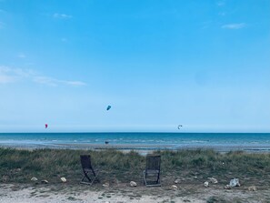 En la playa 