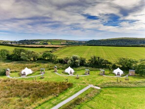 Chalet | Exterior - Bell Tent in North Devon, No Deposit (Ilfracombe)