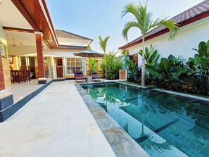 Outdoor pool - 2BR Pool Villa-Twin Flower (Banjar)