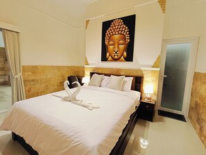 Villa, 2 Bedrooms, Pool View | 2 bedrooms, free WiFi